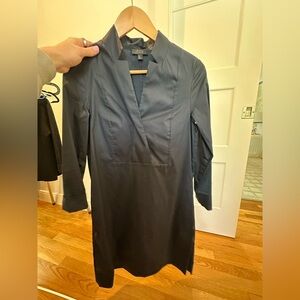 COS Women's Charcoal Long Sleeve Dress